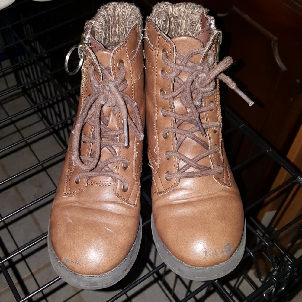 Girls Faded Glory Boots Size 13
